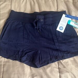Threads 4 Thought Women's Dark Blue Athletic Shorts